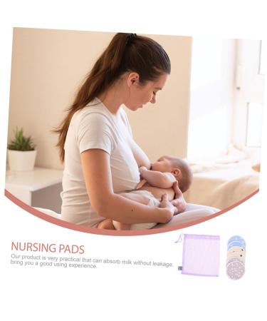 Buy Abaodam Reusable Breast Pads Set - Washable Anti-Galactorrhea Nursing Cushions for Women - Ideal for Breastfeeding Comfort - Buy Online on GoSupps.com