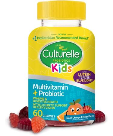 Culturelle Pro Strength Daily Probiotic Digestive Health Capsules 60 Count Kids Probiotic Gummies Peach-Orange & Mixed Berry 60 Count - Buy Online on GoSupps.com
