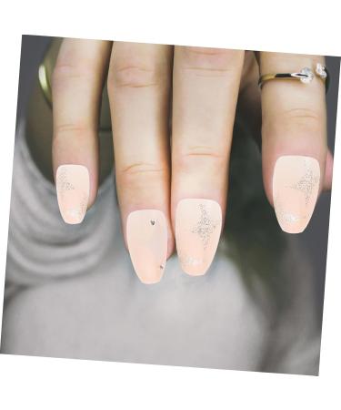 VINTORKY 1 Set Nail Patch Fake Nails Decor Nail Decals Nails for Women Fake Nail Tips Full Cover Nails Glue on Nails Short Nail Art Patches Nail Art Stickers Nail Piece Manicure X4 Plastic - Buy Online on GoSupps.com