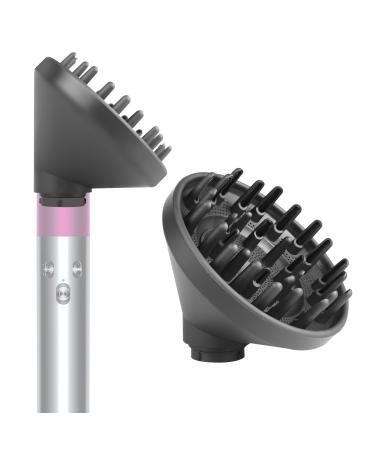 Upgraded Diffuser Attachment for Dyson Airwrap Styler - Converts to Hair Dryer Diffuser Nozzle 973365-01 Grey