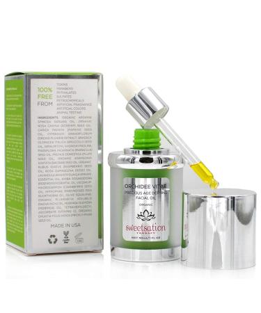 Buy YUNASENCE Orchid e Vitae Organic Anti-Aging Facial Oil Serum - 1oz | Advanced Face Oil with Orchid Argan & Vitamin C - International Shipping Available - Buy Online on GoSupps.com