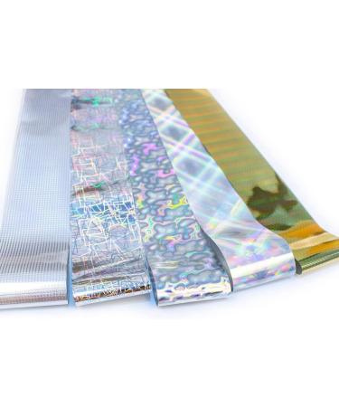 Xptieeck 10 Rolls Nail Foils Polish Stickers Metal Color Starry Paper Transfer Foil Wraps Adhesive Decals Nail Art Decorations - Buy Online on GoSupps.com