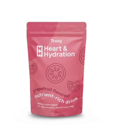 Heart & Hydration (Pink Grapefruit, 30 Packets) Pink Grapefruit 0.25 Ounce (Pack of 30)