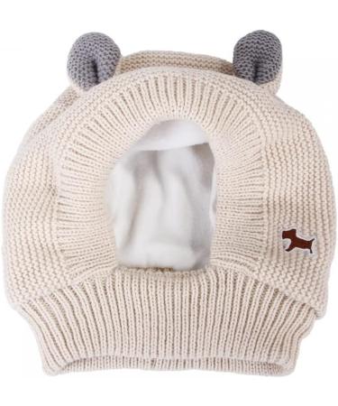 Quiet Ears for Dogs Dog Snood Warm Dog Ears Cover Noise Protection for Anxiety Relief & Calming Pet beige - Buy Online on GoSupps.com