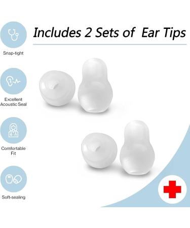 Stethoscope Ear Pieces Replacement - Fits MDF Classic III Cardiology III & IV Littmann - High-Quality Ear Tips (Grey - Buy Online on GoSupps.com