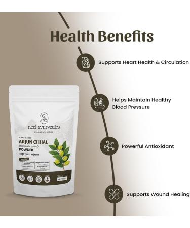 Arjun Chhal | Arjuna Chaal | Terminalia Arjuna Powder - 300 GM - Buy Online on GoSupps.com