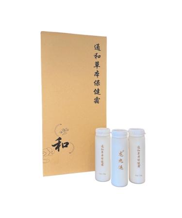 Dragon Nine Luck Tonghe Herbal Relaxation Cream | 10 Bottles (1.06 oz Each) | Natural Formula with Ginseng & Peppermint Oil | For Daily Self-Care SPA Gifting | Men Women Seniors Teachers