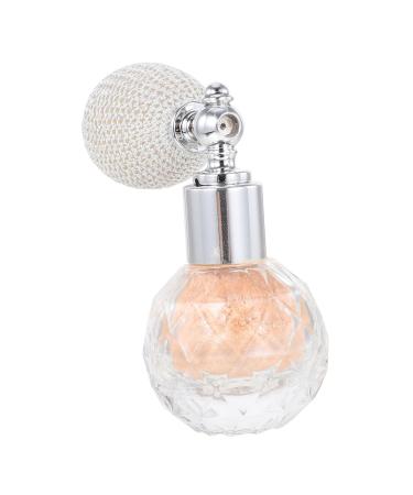POPETPOP 1pc Body Air Bag Powder Spray Bottles for Hair Sparkle Highlighters High Gloss Powder Sprayer Bride Golden 7x5.5cm
