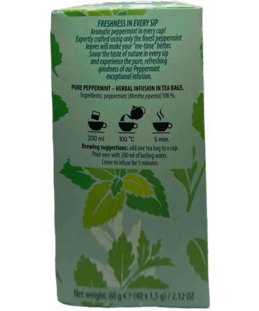Loyd Tea 40 Teabag X4 Boxes Flavours Mixed Berries Pure Peppermint Pure Green Pure Chamomile 160 Total Herbal Infusion Green Tea Fruit - Buy Online on GoSupps.com