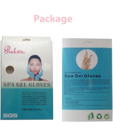 Pinkiou Moisturizing Gloves for Dry Hands | Cotton Silicone Gel Inside | Overnight Hand Treatment | Softening and Moisturizing | Pink - Buy Online on GoSupps.com