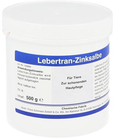 Buy Lebertran Zinc Ointment Cream for Animals | F. Schmees GmbH & Co. | 500g | International Shipping Available - Buy Online on GoSupps.com