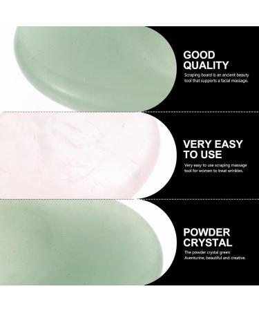 FRCOLOR Facial Scraping Board Set - 4 Pcs Gemstone Beauty Massagers & Acupoint Tools for Glowing Skin | Face Gua Sha & Tiger Rock Plates | International Shipping - Buy Online on GoSupps.com