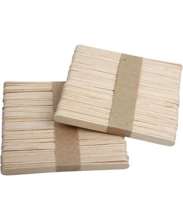 Bonbela 50Pcs Wooden Waxing Spatulas - Professional Hair Removal Applicators & Spa Tongue Depressor Tool - Buy Online on GoSupps.com