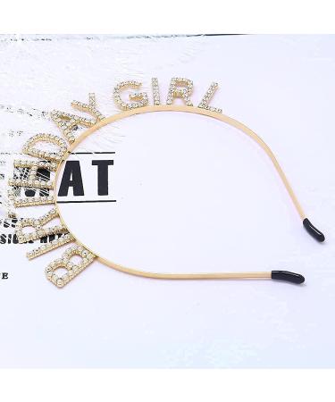 Rose Gold Birthday Girl Headband & Tiara Set | Sweet Happy Birthday Gifts for Women & Girls - Buy Online on GoSupps.com