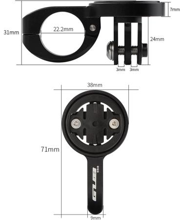 BSSOK TT Rest Handlebar Bracket for Garmin Edge Wahoo Bryton Cateye & GoPro | Aluminum Alloy Bike Accessory - Buy Online on GoSupps.com