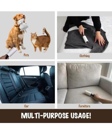 Buy Lint Rollers for Pet Hair - Sticky Lint Remover for Clothes Dog & Cat Hair 360 Sheets | International Shipping Available - Buy Online on GoSupps.com