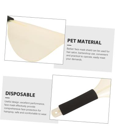 Ipetboom Hair Mask Barber Mask Mask for Hairspray Plastic Mask Hairspray Mask for Salon Hairspray Mask Cover for Barbershop Haircut Mask - Buy Online on GoSupps.com