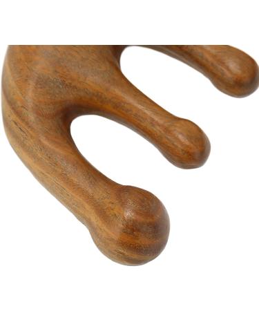 Wood Massage Sandwood Comb - Relaxing Acupressure Device for Scalp Head Neck Shoulder & Arm Massage | International Shipping - Buy Online on GoSupps.com