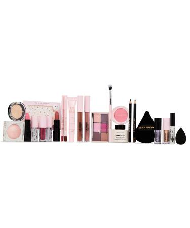 Revolution Beauty 24-Piece Holiday Advent Calendar - Vegan Makeup Gift Set with Lip Gloss Lip Masks Brushes & Brow Gel - Perfect for International Shipping - Buy Online on GoSupps.com