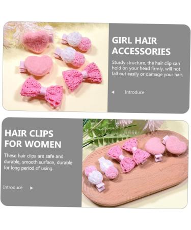 MAGICLULU 3 Pairs Miss hair accessories hair clips for small hair clips cloth clip elastic girl Metal three-dimensional bangs clip bow tie bow clips clips for hair - Buy Online on GoSupps.com
