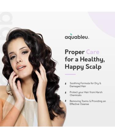 Aquableu Natural Lavender Vanilla Shampoo & Conditioner Set - 16 oz - Sulfate & Paraben Free - For Color Treated Hair - Buy Online on GoSupps.com