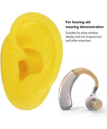 Silicone Ear Model 1 Pair Silicone Ear Human Ear Model Soft Tough Bubble Free Yellow Waterproof Ear Displays Mould Soft Silicone Simulation Human Ear Model Ear Display Teaching Aid Model - Buy Online on GoSupps.com