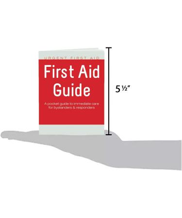 Urgent First Aid Guide with CPR & AED - 52 Pages Full Color Booklet | OSHA & ANSI Compliant Pocket Guide - Buy Online on GoSupps.com