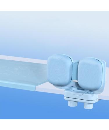 Writing Posture Corrector - Desk Writing Vision Protector with Light - Adjustable Height Double Chest Support Back Straightener Support for Students Vision Protection Sky Blue - Buy Online on GoSupps.com