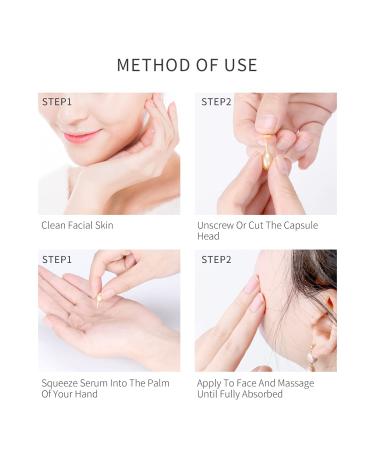 HKH Vitamin C Serum with Hyaluronic Acid, Vitamin E, Retinol - Anti Aging & Dark Spot Remover for Women - Buy Online on GoSupps.com