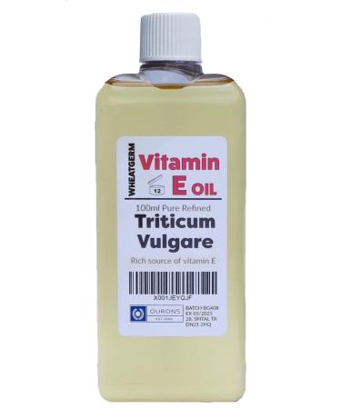 100ml Vitamin E Oil - Wheatgerm - Pure & Refined Massage & Skin Care