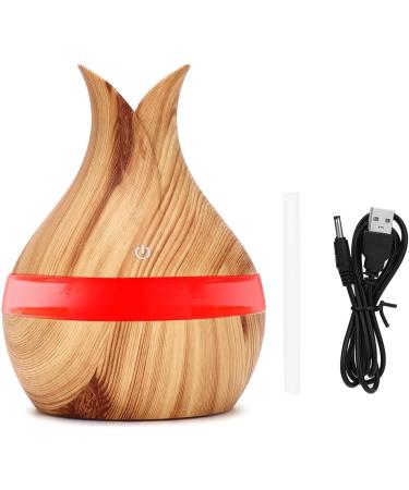 300ml Essential Oil Diffuser - Small Aromatherapy Cool Mist Humidifier with 7 Colors LED Lights | Auto Off Timer for Home & Office - Buy Online on GoSupps.com