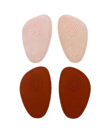 Didiseaon 2 Pairs Half Size Pad Sports Shoe Pad Boot Insoles Comfortable Shoe Insoles Forefoot Invisible Insole Half Insoles Anti Shoe Heeled Boots Anti- Insole Foot Pads Miss Eva Front Feet