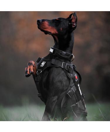 Oneigris Dog Harness | X Destroyer Tactical Adjustable Anti-Trail Tableware - Buy Internationally - Buy Online on GoSupps.com