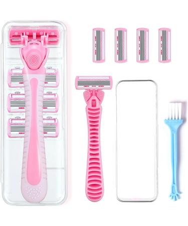 NHPY Women's Razor Set - 2 Razors + 8 Replacement Heads | Perfect for Intimate Areas & Facial Hair - Buy Online on GoSupps.com