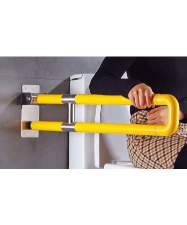 Bathroom Grab Bar Safety Support Rail Bathroom Toilet Handrails Folding Safety Railings for The Elderly and Disabled Slip-Free Accessibilit - Buy Online on GoSupps.com