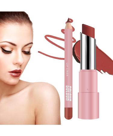 Colorful Lip Balm | Waterproof Labial Moisturizer - Non Sticky Nourishing Matte Balm Care For Chapped Lips Women - Buy Online on GoSupps.com
