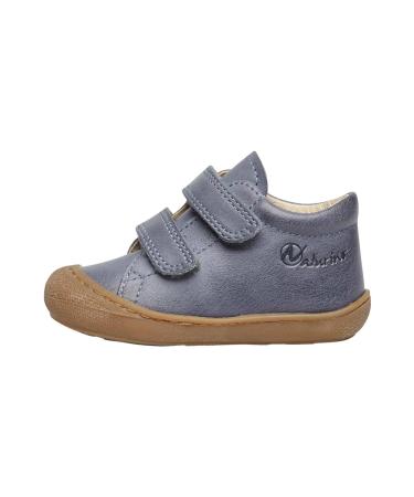 Naturino Cocoon VL-Leather First-Steps Shoes 17 UK Skyblue