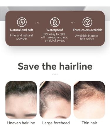  G n rique Hair Powder Sweat Resistant Hairs Root Make up Powders Long Lasting Styling Accessory Instant Volume Scalp Coverage Concealer for Men Women Teens Seniors Black - Buy Online on GoSupps.com