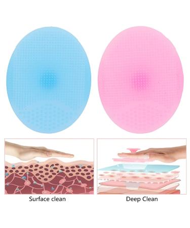 Mini Facial Cleansing Brush Set | Silicone Exfoliating Pore Cleaner for Smooth Skin - Buy Online on GoSupps.com
