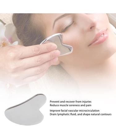 Gua Sha Scraping Massager | Multifunctional Stainless Steel Facial Tool for Lifting & Firming - Buy Online on GoSupps.com