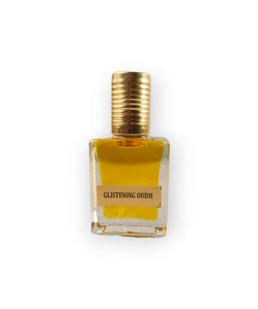 Glistening Oudh Premium Attar-Atar Perfume Oil Fragrance for Men and Women Unisex Parfume Scent Spray Long Lasting Roll On Essential Oil Itar Semi Natural Non Alcoholic Size Volume: 12ML (0.4 Fl Oz).
