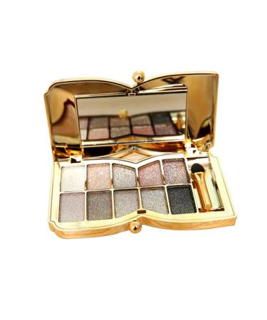 Beavorty Set Eyeshadow Shadow & Brush # Colorful Glitter Eye Flash With Makeup Mirror Colors 1 count (Pack of 1) As Shown