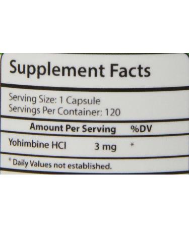 Biotech Nutritions Yohimbine HCl 120 Count Dietary Supplement - Natural Fat Burner and Energy Booster - Buy Online on GoSupps.com