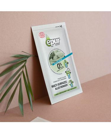 EPUR - Multi-Surface Diluting Powder - Ecological Cleaning - Ecocert Formula 100% Natural - 10 g Powder + 500 ml Water 500 ml of Finished Product 1 x 10 g - Buy Online on GoSupps.com