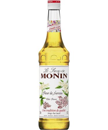 MONIN Elderflower Syrup 700ml - Pack of 1 | 1.17 cl Concentrate for Cocktails & Beverages - Buy Online on GoSupps.com
