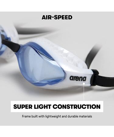 arena Air-Speed Anti-Fog Swim Goggles for Men and Women - Non-Mirrored Clear Lens - Buy Online on GoSupps.com
