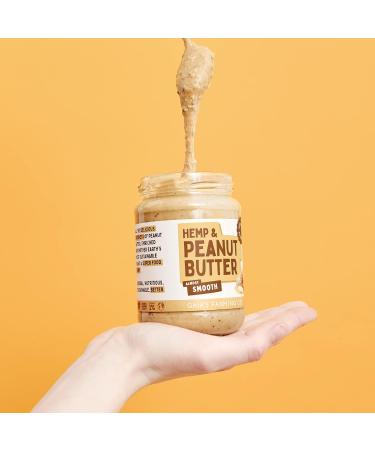 Peanut Butter with Hemp - Almost Smooth Hemp & Nut Butter - 330 g Vegan & Vegetarian Friendly All Natural Peanut Butter - With Omega 3 & 6 Plant Based Protein & Fibre by Gaia s Farming Co. 330 g (Pack of 1) - Buy Online on GoSupps.com