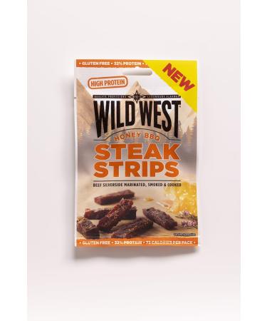 Buy Kings Biltong Wild West Jerky & Ribeye Steak Strips - Premium Dry Meat 10x25g + 300g - International Shipping Available - Buy Online on GoSupps.com