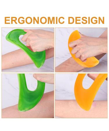 2 PCs Large Gua Sha Massage Device for Full Body Cellulite Relief Muscle Relaxation & Fatigue Removal - Ideal Massage Tool for Legs Back & Face - Buy Online on GoSupps.com