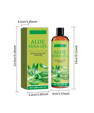 Prime Aloe Organic Moisturizing Gel - 100ml for Face Skin Hair & Sunburn Relief | Hydrating Aloe Vera Gel | Today's Lightning Deal - Buy Online on GoSupps.com